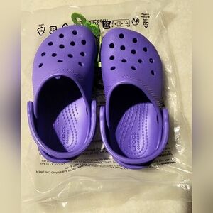 CROCS Kids Sandals - Vibrant Purple - Size 9